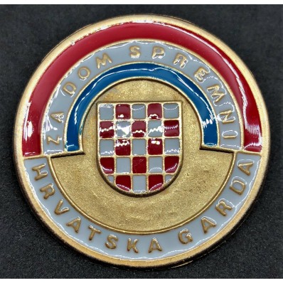 Croatian badge for the Beginning of the Homeland War (Gold)