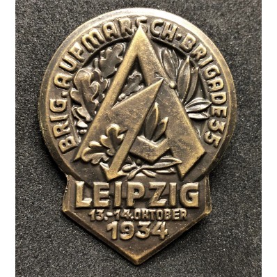 Leipzig 1934 SA Rally Badge