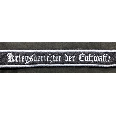Ärmelband - Kriegsberichter Der Luftwaffe