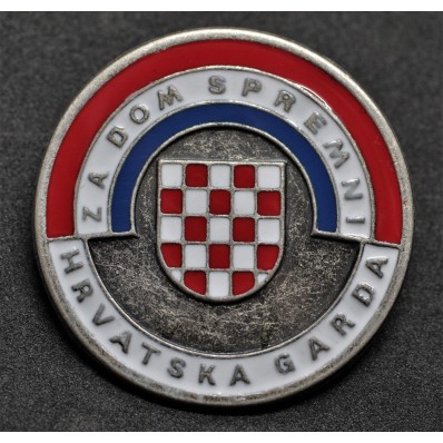 Croatian badge for the Beginning of the Homeland War (Silver)