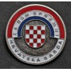 Croatian badge for the Beginning of the Homeland War (Silver)
