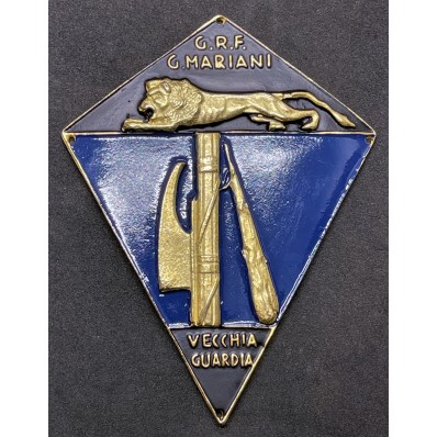 Schild - Gruppo Rionale Fascista (G.R.F.) G. Mariani - Vecchia Guardia