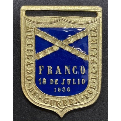 Medaglia Commemorativa per i Mutilati in Guerra - 18 Luglio 1936