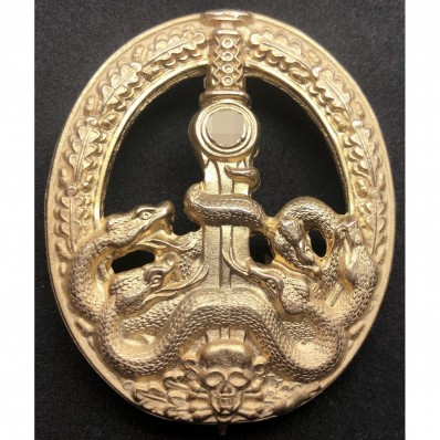 Anti-Partisan Guerrilla Warfare Badge (Empty Gold)
