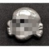 Waffen-SS Totenkopf Mützenabzeichen (Erster Typ)