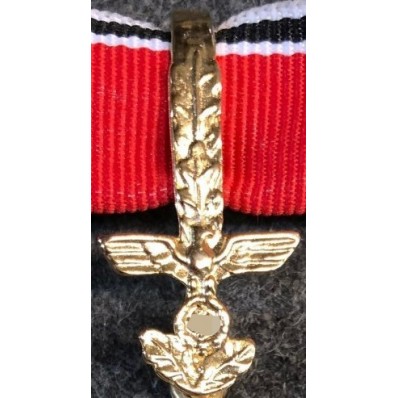 Accessorio Per Nastro - Fermaglio con foglie di Alloro e Aquila