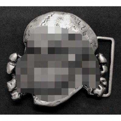 Schnalle Mit Modernem Haken - Totenkopf