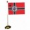 -Metal Base Table Flag - Reichskriegsfahne