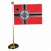 -Metal Base Table Flag - Reichskriegsfahne