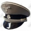 Waffen SS Officers Visor Cap - Stone Grey