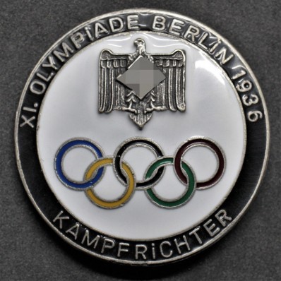 Abzeichen für Richter der Olympischen Spiele in Berlin 1936 (Schwarz)