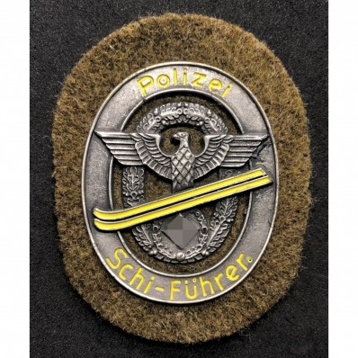 Polizei Schi-Führer Schild