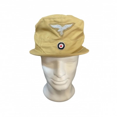 Khaki DAK M41 Luftwaffe Offiziere Feldmütze