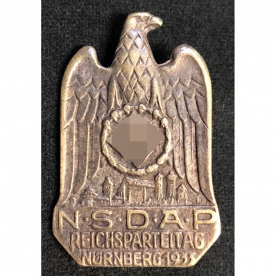 Reichsparteitag Nürnberg 1933 Badge (Bronze)