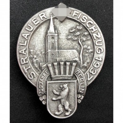 Badge "700 Jahre Berlin - Stralauer Fischzug 1937"