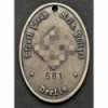 Piastrina Di Riconoscimento Della Polizia Prussiana