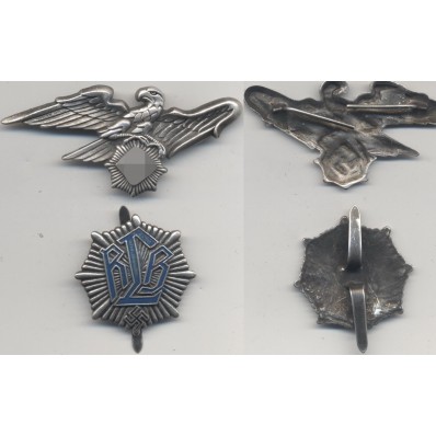 Antiaircraft Defense Cap Badge