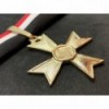 Croce di Cavaliere della Croce al Merito di Guerra - Senza Spade (Oro)