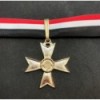 Croce di Cavaliere della Croce al Merito di Guerra - Senza Spade (Oro)
