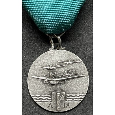 Medaille der italienischen Atlantikkreuzfahrt Italien-Brasilien (Silber)