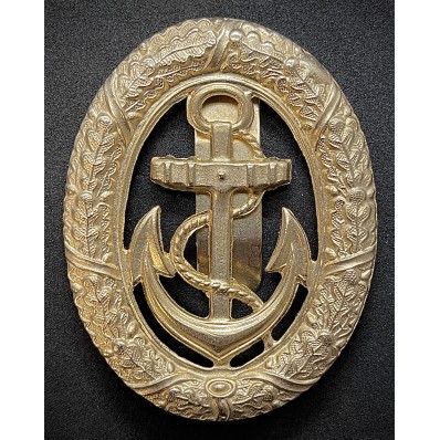 Kriegsmarine Officer of the Watch Chest Badge (Single pin hooking)