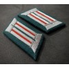 Collar Tabs - Wehrmacht Officer of the Artillery or the Heavy Flak (Red)