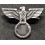 NSDAP Eagle Badge For Cap (Silver)