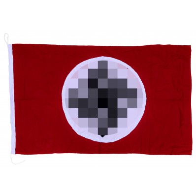 -Fahne - NSDAP Baumwolle (150x90cm handgenäht)
