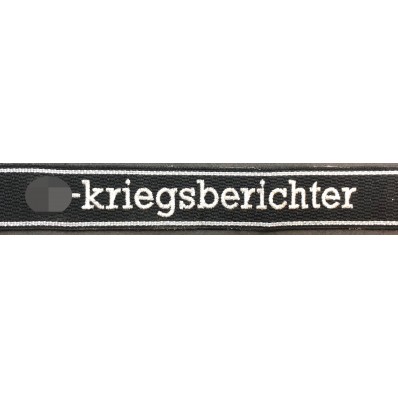 Cuff Title - SS-Kriegsberichter