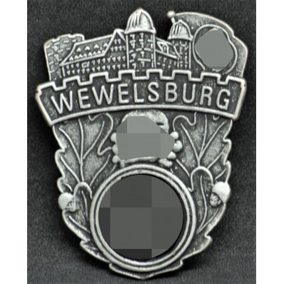 SS Wewelsburg Schloss Gedenkabzeichen (mit Brosche)