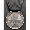 Commemorative Medal of the Italian SS of the "Benito Mussolini" 1st Bersaglieri Volunteer Battalion (Silver)