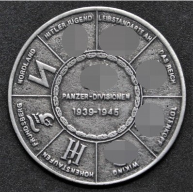 Medaille der SS und Wehrmacht Panzerdivisionen
