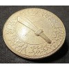 Shield of the Duce - Gold Version for Italians Abroad (with Brooch)