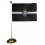-Metal Base Table Flag - SS
