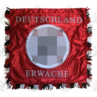 Bandiera Ricamata a Mano - Stendardo Deutschland Erwache