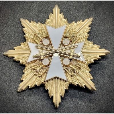 Stern zum Großkreuz vom Deutschen Adler - mit Schwertern (Gold)