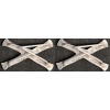 Shoulder Boards Cyphers - Field Marshal Batons (Silver)