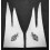 Shoulder Boards - White Flames ONB