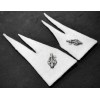 Shoulder Boards - White Flames ONB