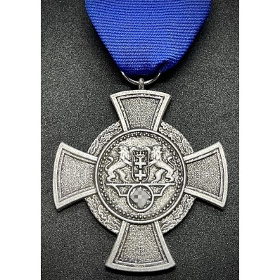 Free City of Danzig Loyalty Service Medal - 25 Years
