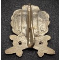 Bandabzeichen - Goldenes Eichenlaub mit Schwertern und Diamanten