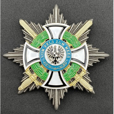 Ordine della Casa Reale di Hohenzollern - Stella da Petto da Comandante con Spade