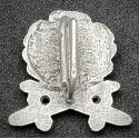 Accessorio per Nastro - Foglie di Quercia d'Argento con Spade e Diamanti