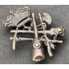 Cap Badge - Diggers Artillery Genius of the Royal Army (End of 1800)