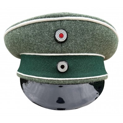 Officers Visor Cap - Cuirassier Regiment "Graf Gessler" (Rhenish) No. 8 - WW1 Germany
