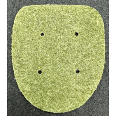 Stoff Filz für Armschilder (Feldgrau)