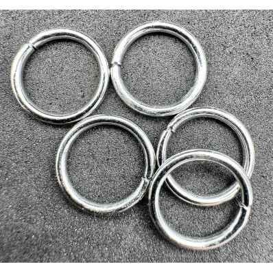 Rings for Medals, Silver - 5 Pieces (10mm)
