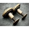 Schulterklappen Knopf - PNF Bronze (Paar) (13mm)