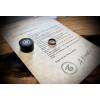 - SS-Ehrenring (Totenkopfring) Auszeichnungsschreiben - Maßgeschneidert