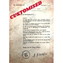 Documents and Award Letters - War Militaria